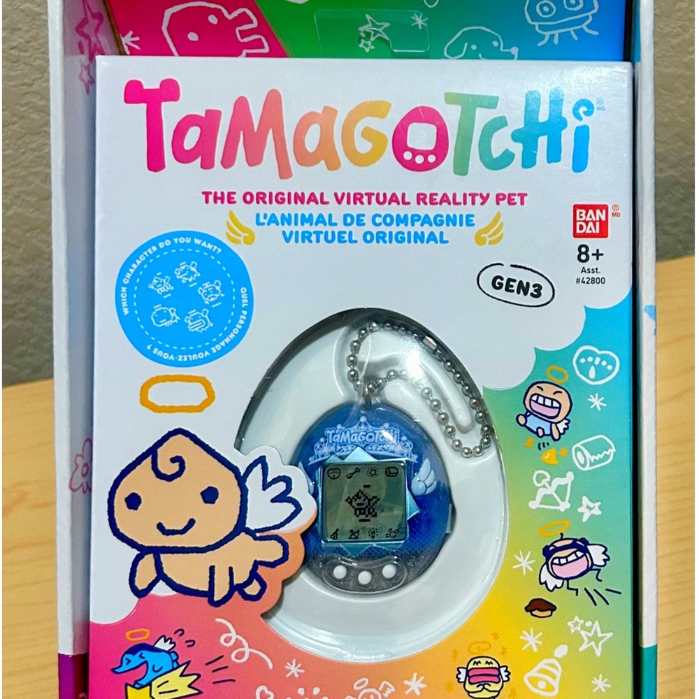 Blue Tamagotchi Gen 3 Virtual Pet - Angel Tiara